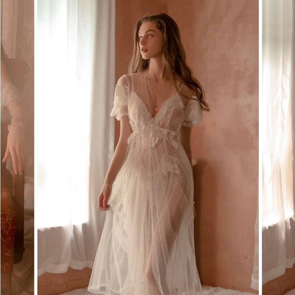 Dallianse Kim Slip Dress with Robe